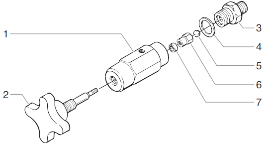PowrLiner 8900 Bleed Valve Assembly Parts (P/N 944-028) PowrLiner 8900 Bleed Valve Assembly Parts (P/N 944-028)